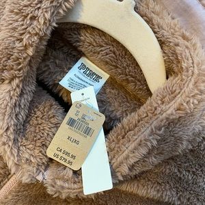 New Victoria Secret Teddy Full Zip up Sweater!